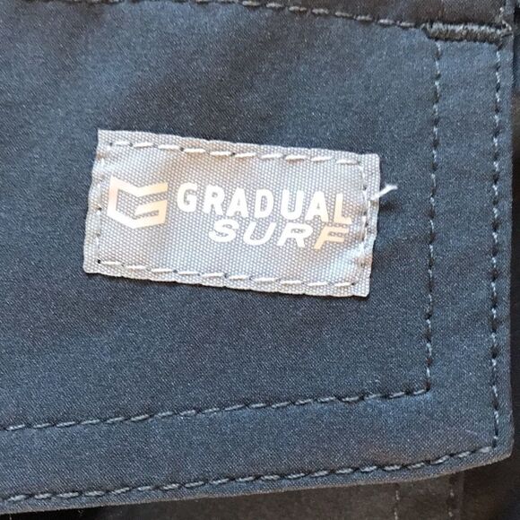 NEW Gradual Mens Charcoal Swim Trunks - Picture 2 of 6